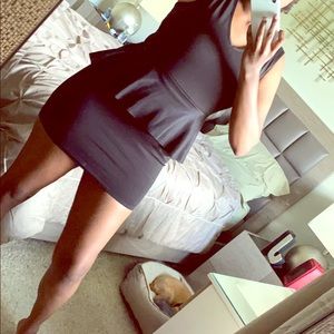 Very Short Sexy Peplum Dress